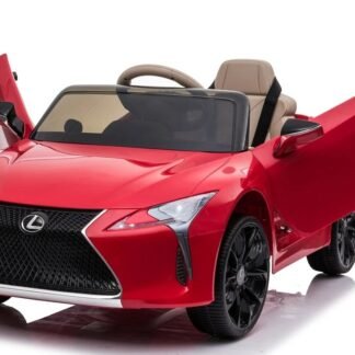 Lexus LC500 coche de batería 12v niños, rojo, RC, 1-5 años, Full Option, INDA385-RA-JE1618.CR